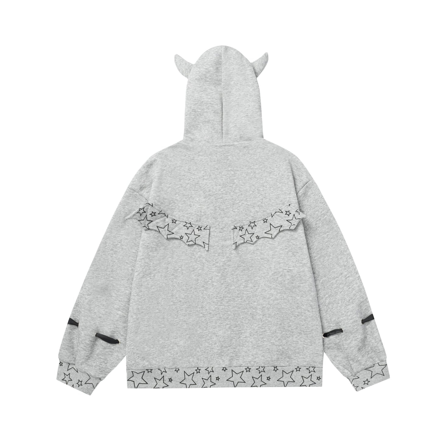 Cartoon girl Devil Horn cardigan jacket woman