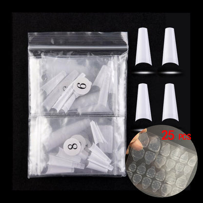 500pcs/opp Ballerina Nail Art Tips Press on Long Coffin Shape Professional False Nails
