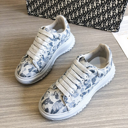 Women Sneakers Brand Design New White Shoes Woman  Trend Casual Sneakers Women Fashion Wedges Platform Vulcanized Shoes