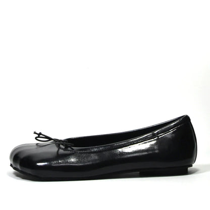 Five Fingers Round Toe Woman Loafers Black Silver Slip On Chic Eegant Flat Shoes Female Free Shipping Boat Shoes