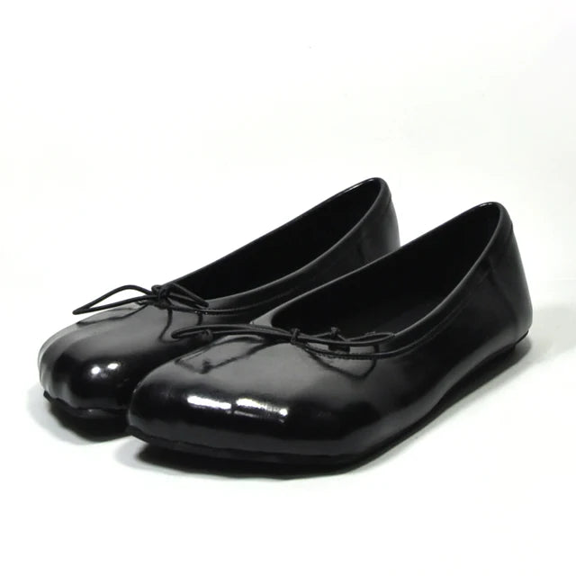 Five Fingers Round Toe Woman Loafers Black Silver Slip On Chic Eegant Flat Shoes Female Free Shipping Boat Shoes