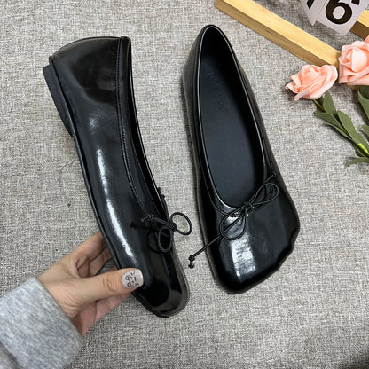 Five Fingers Round Toe Woman Loafers Black Silver Slip On Chic Eegant Flat Shoes Female Free Shipping Boat Shoes