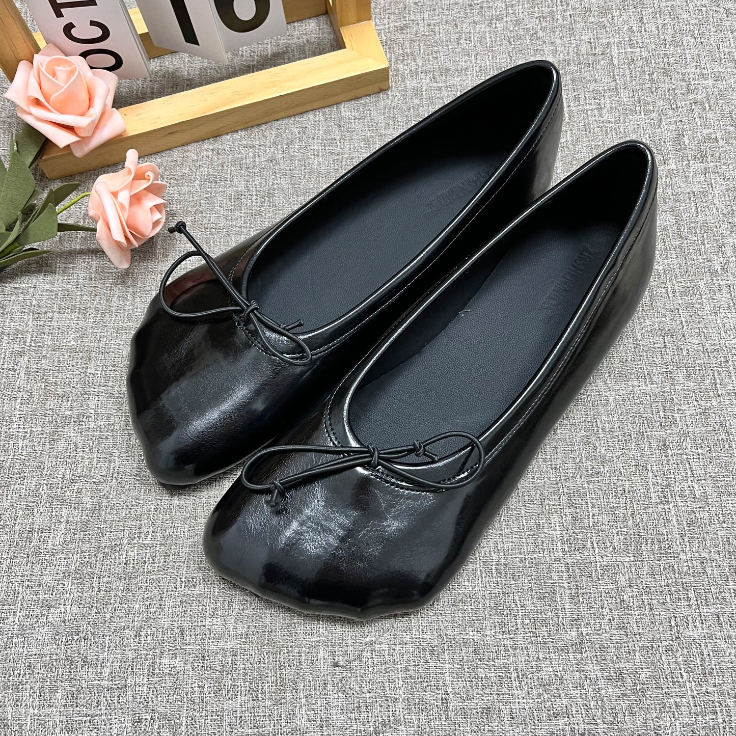 Five Fingers Round Toe Woman Loafers Black Silver Slip On Chic Eegant Flat Shoes Female Free Shipping Boat Shoes