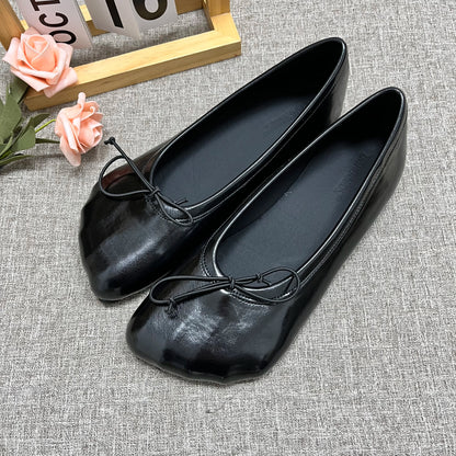 Five Fingers Round Toe Woman Loafers Black Silver Slip On Chic Eegant Flat Shoes Female Free Shipping Boat Shoes