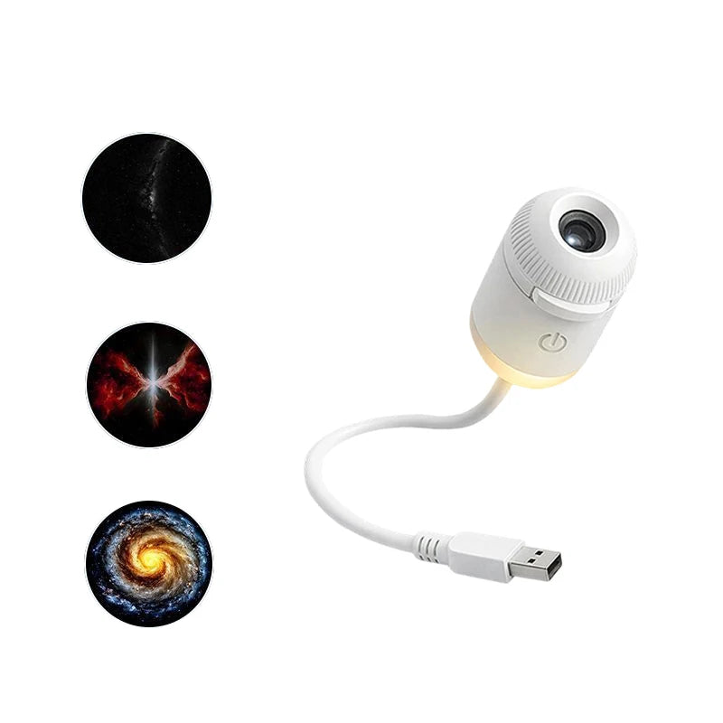 Proyector Galaxia LED 2 en 1 con Luz Nocturna