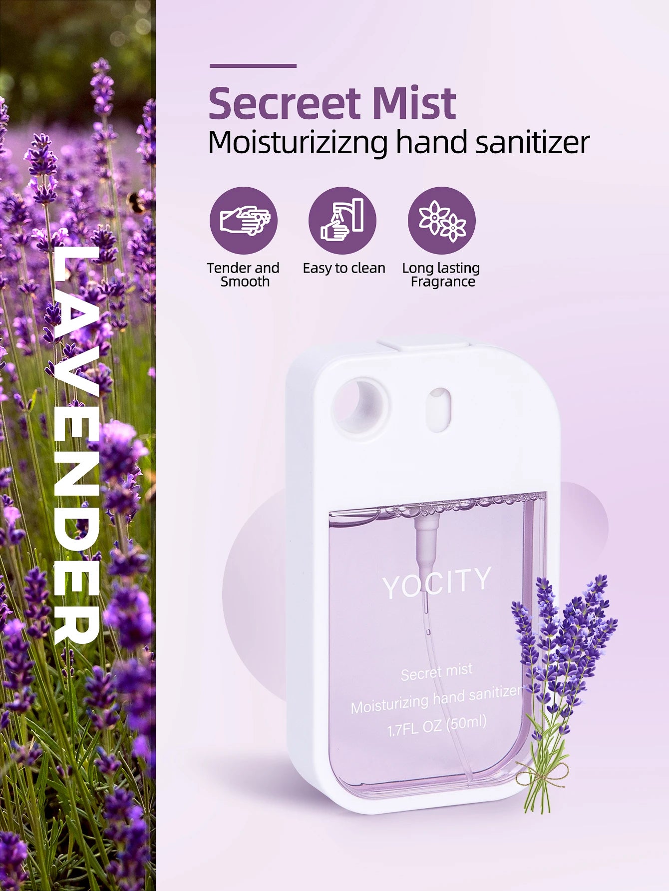 Ambientador en Spray 50 ml para Coche y Hogar
