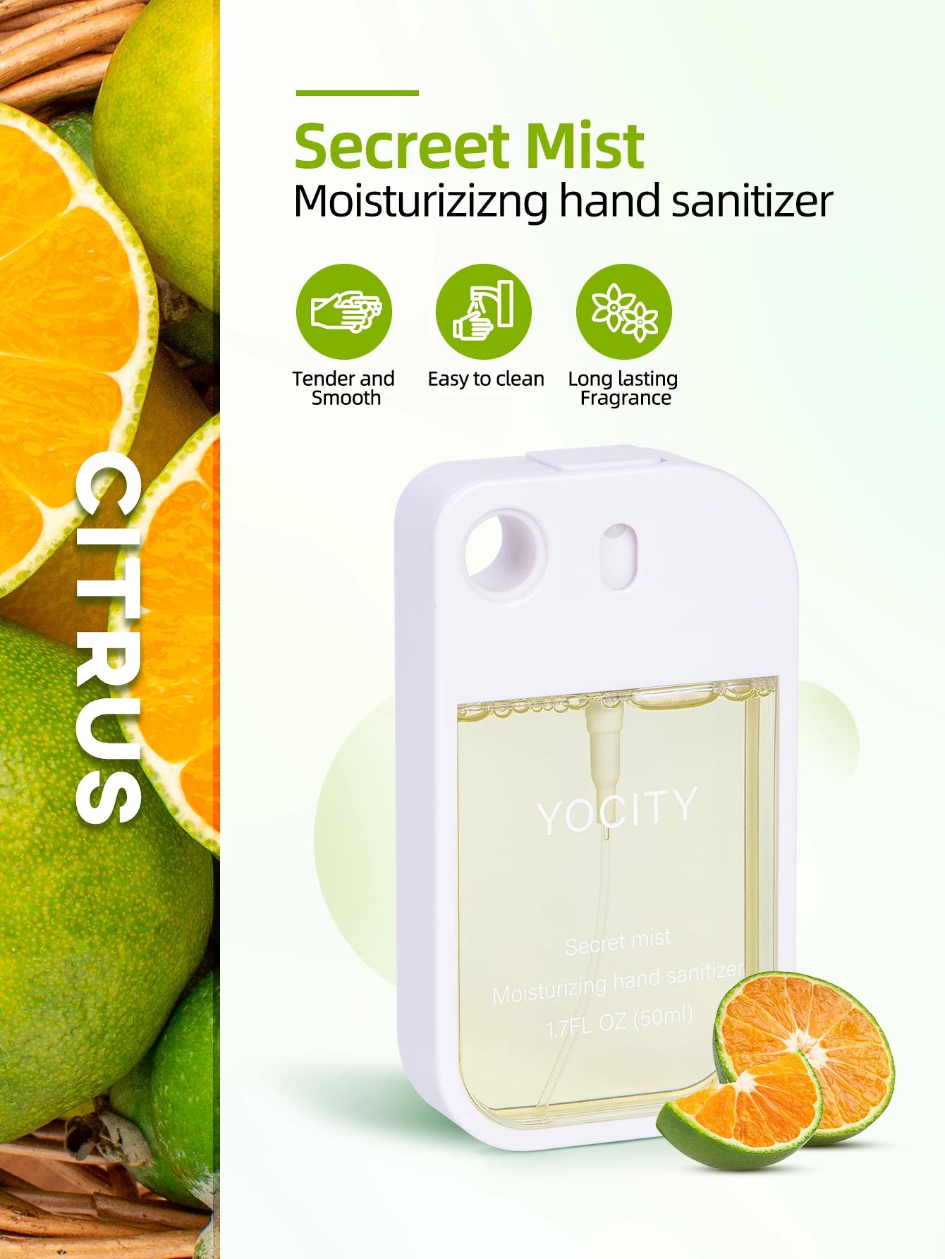 Ambientador en Spray 50 ml para Coche y Hogar