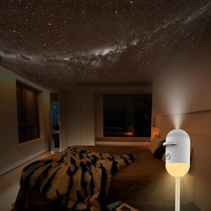 Proyector Galaxia LED 2 en 1 con Luz Nocturna