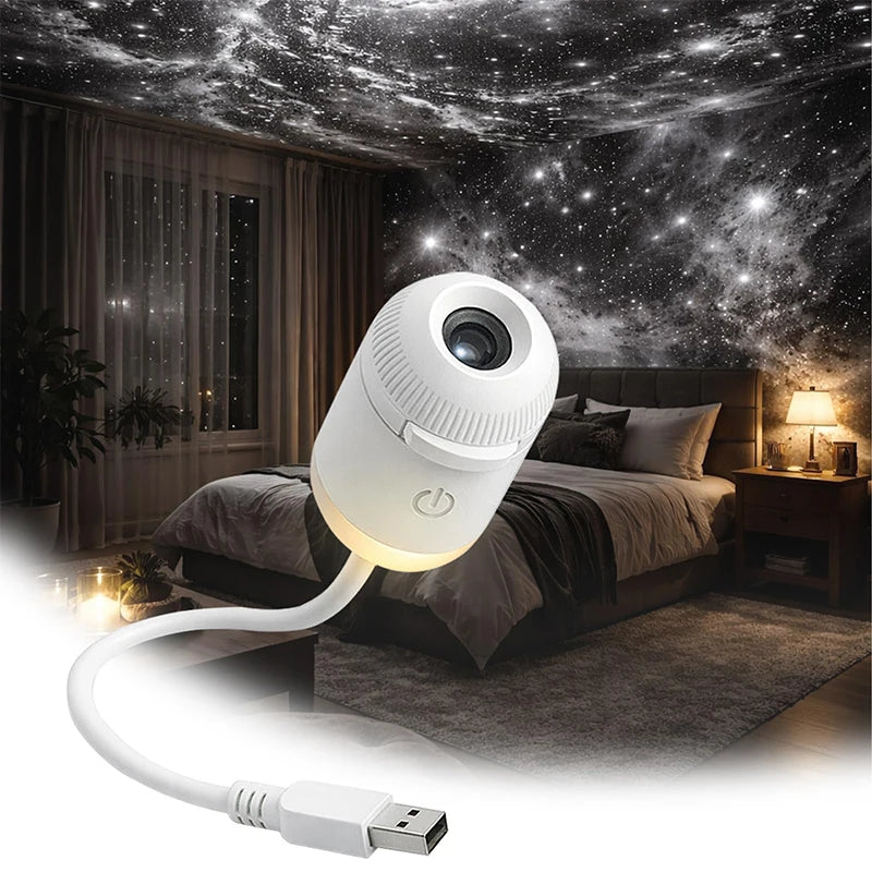 Proyector Galaxia LED 2 en 1 con Luz Nocturna
